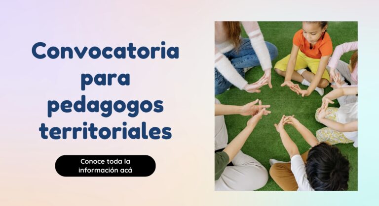 Convocatoria para pedagogos territoriales